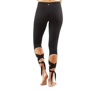 Manduka Yoga Pants Lace Up Detail